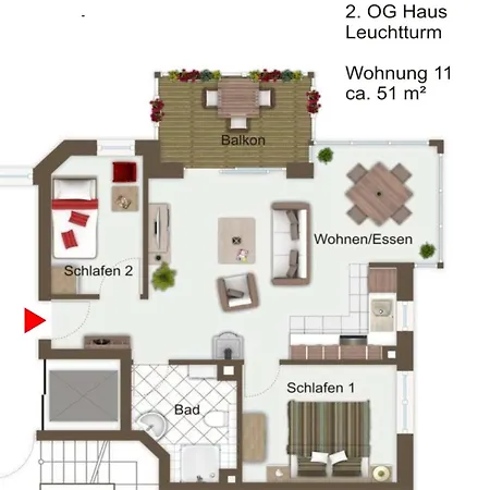 Leuchtturm 11 - Apartman Großenbrode